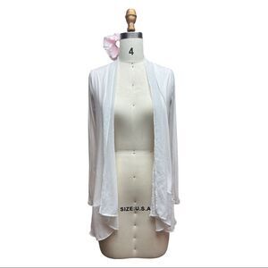 B1 The Limited White Flowy Cardigan in size XS